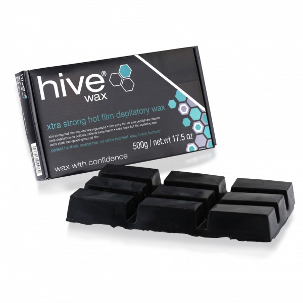 Hive of Beauty Strong 'Hot Film' Wax 500g Block